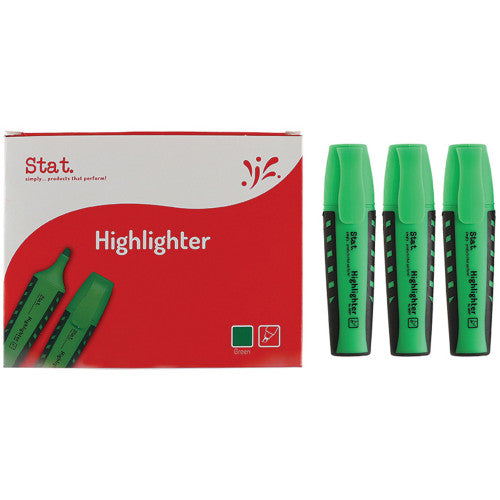 Green Highlighters Box of 10