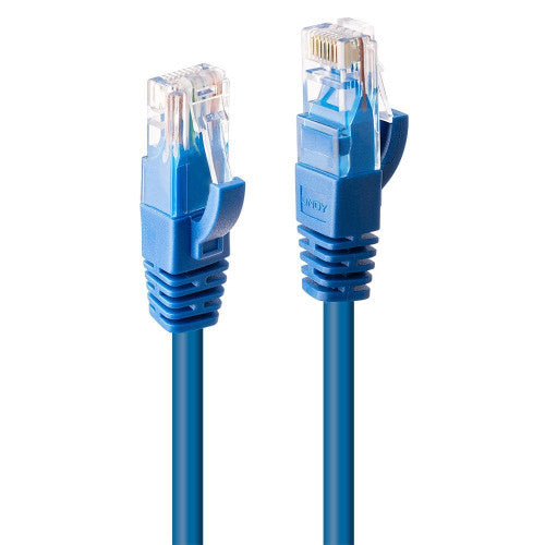 Lindy 20m Cat6 U/UTP Gigabit Network Cable Blue