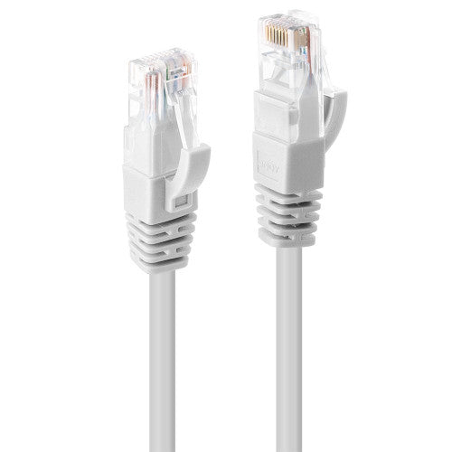Lindy 0.5m Cat6 U/UTP Gigabit Network Cable White