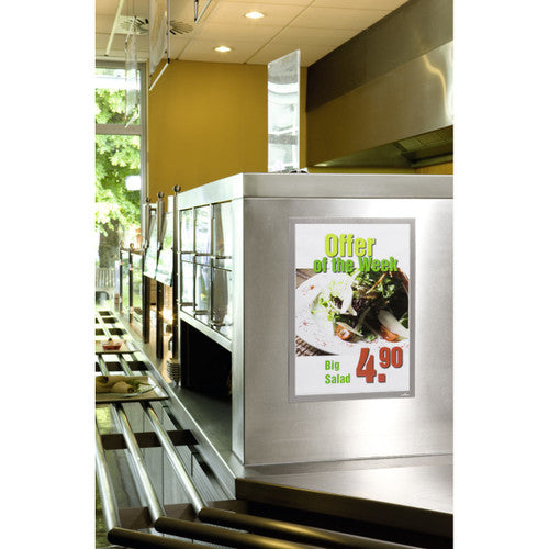 Duraframe Sign Holder A3 Silver Retail Pack