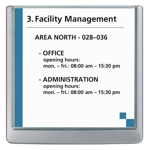 Click Sign 149 x 148.5mm Grey