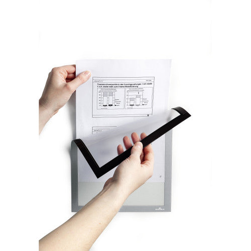 Duraframe Magnetic A4 Silver Pack 5
