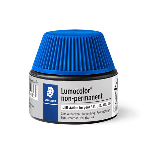 Staedtler 487 15-3 Lumocolor Refill Pot Non-Permanent Blue