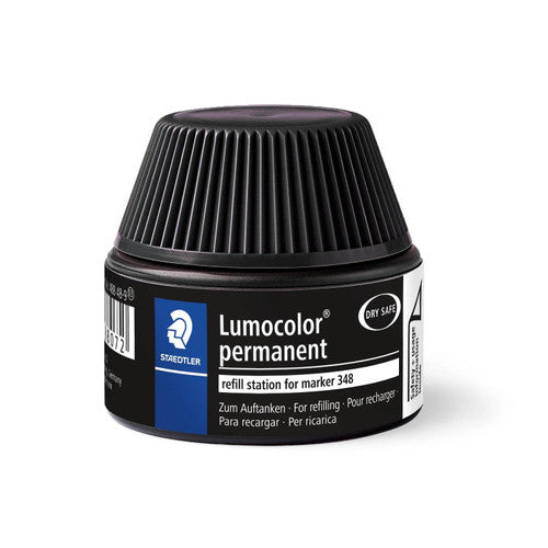 Staedtler 488 48-9 Lumocolor Permanent Duo Refill Pot Black