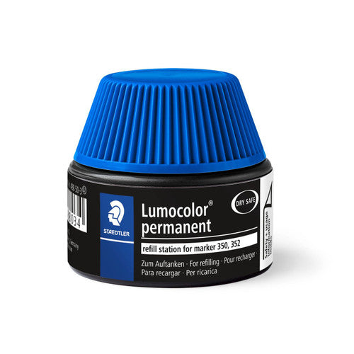 Staedtler 488 50-3 Lumocolor Refill Pot Permanent Blue