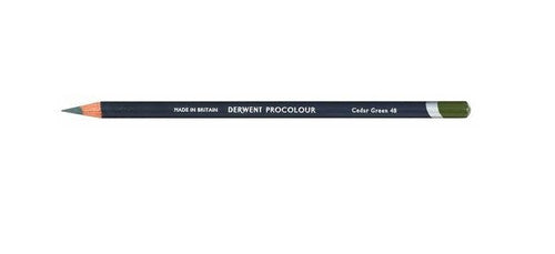 Derwent Procolour Pencil Cedar Green Box of 6