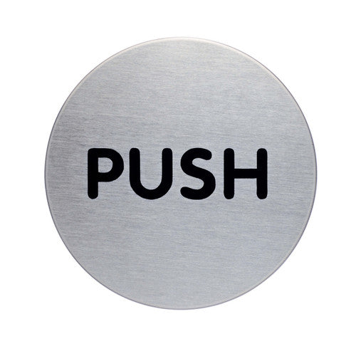 Pictogram Push Sign 65mm