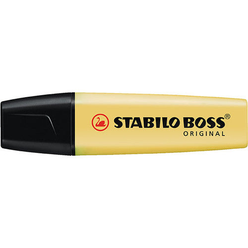 Stabilo Boss Original Pastel Highlighter Box of 10 Milky Yellow
