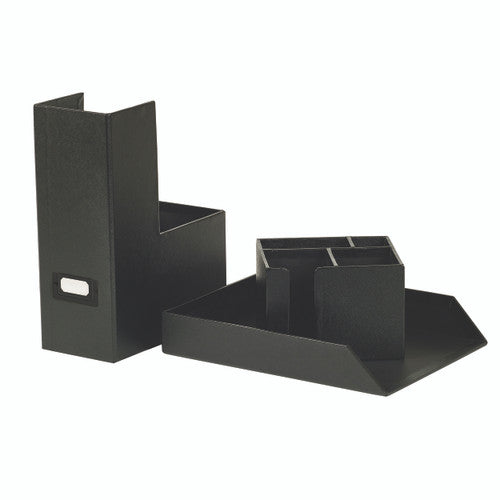 Esselte 49773 Deskpack Black 3 Piece Set (*EOL)