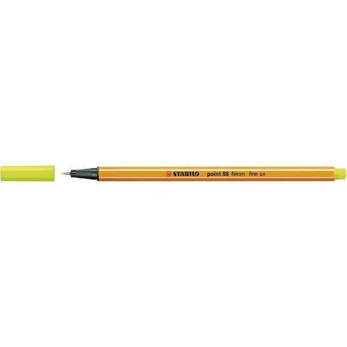Stabilo Point 88 Fineliner 0.4mm Neon Pack of 10