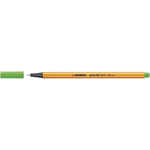 Stabilo Point 88 Fineliner 0.4mm Neon Pack of 10