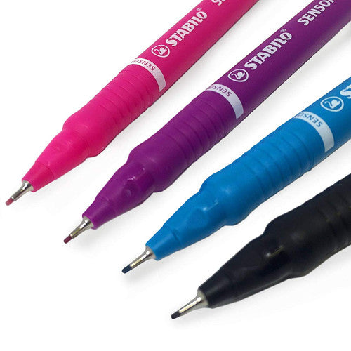 Stabilo Sensor Fineliner Bright Assorted Box of 5
