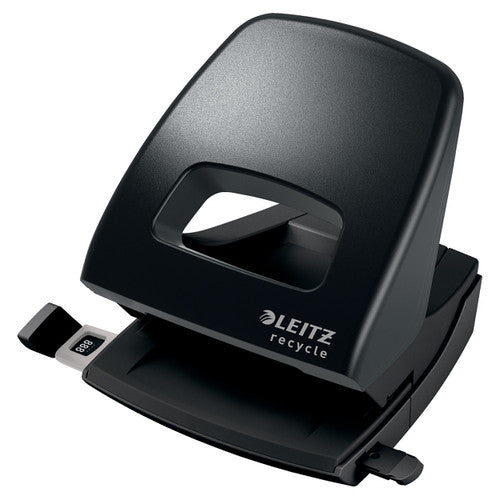 Leitz Recycle Punch 2 Hole 30 Sheet Black