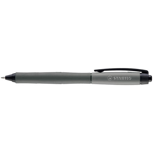 Stabilo Palette Retractable Rollerball Gel Pen Black/Black Box of 10