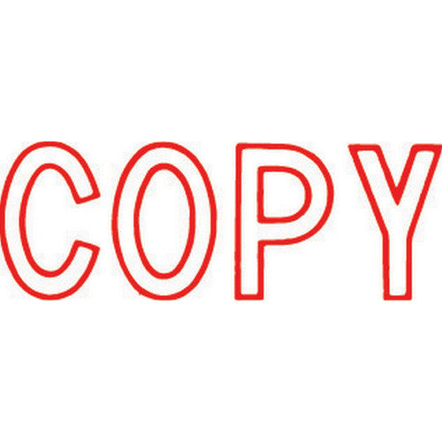 Xstamper Message Stamp Copy Red