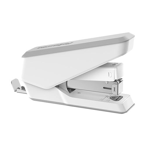 Fellowes LX840 Easypress Stapler with Microban 25 Sheets Half-Strip White