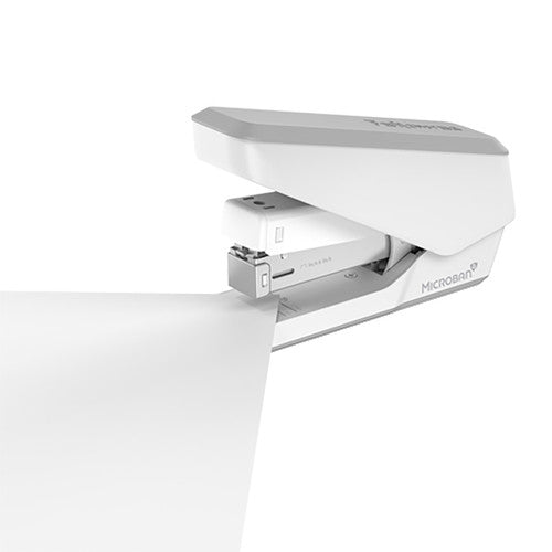 Fellowes LX840 Easypress Stapler with Microban 25 Sheets Half-Strip White