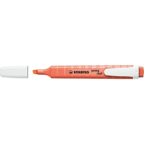 Stabilo Swing Cool Highlighter Pastel Coral Red Box of 10