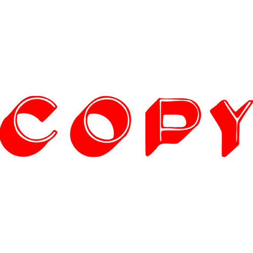 Xstamper Message Stamp Copy Bold Red