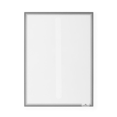 Duraframe Info Frame Static Cling A4 Grey Pack 5