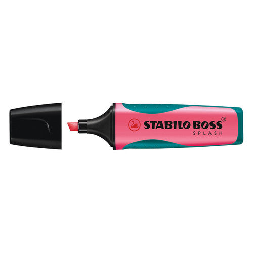 Stabilo Boss Splash Highlighter Box of 10 Pink