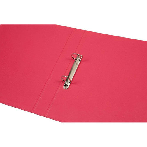 Marbig Ring Binder 25mm 2D Polyethylene A4 Coral Box of 6