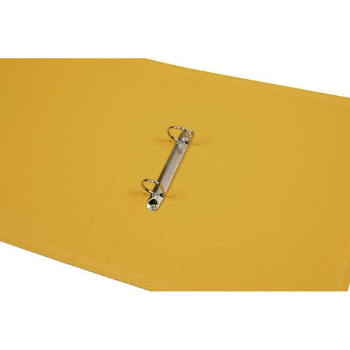 Marbig Ring Binder 25mm 2D Polyethylene A4 Yellow Box of 6