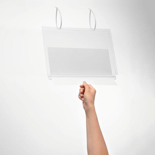 Water-Resistant Pocket A4 with Cable Ties Transparent Pack 5