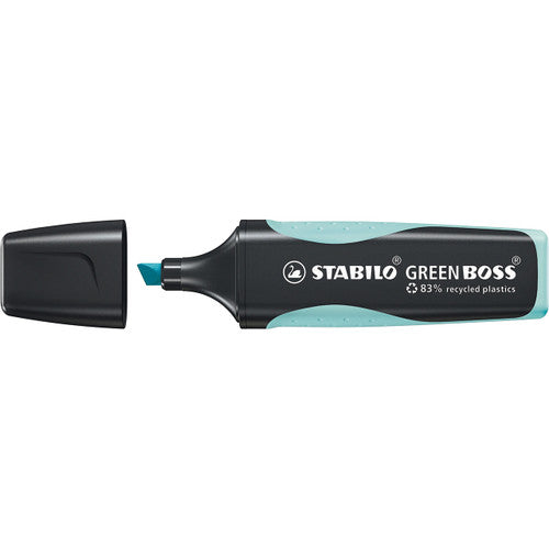 Stabilo Green Boss Pastel Highlighter Box of 10 Touch of Turquoise
