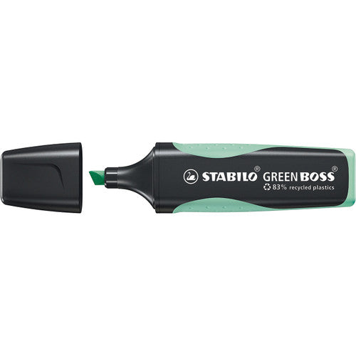 Stabilo Green Boss Pastel Highlighter Box of 10 Hint of Mint