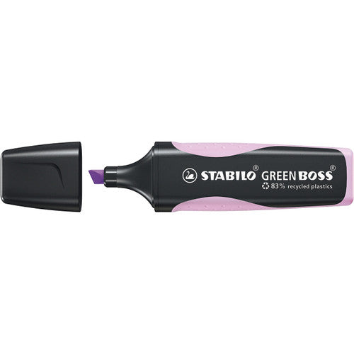 Stabilo Green Boss Pastel Highlighter Box of 10 Lilac Haze