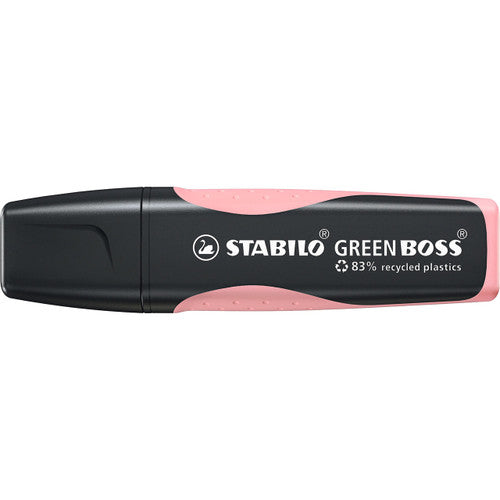 Stabilo Green Boss Pastel Highlighter Box of 10 Pink Blush