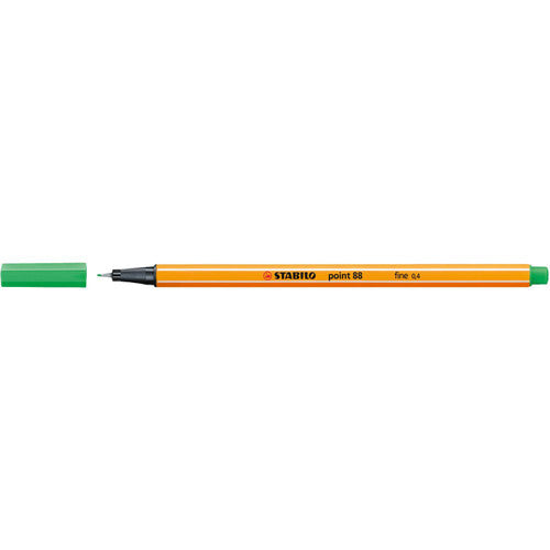 Stabilo Point 88 Fineliner Light Emerald Box of 10