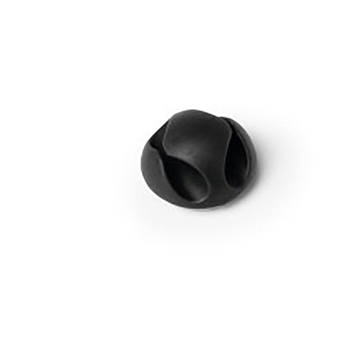 Cavoline Self-Adhesive Cable Clips 2 Graphite Pack 10