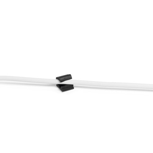 Cavoline Pro Cable Clips 1 Large Graphite Pack 10