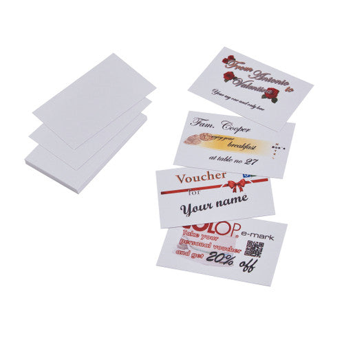 Colop E-Mark 50595 Paper Cards 85.5 x 54mm Pack of 100