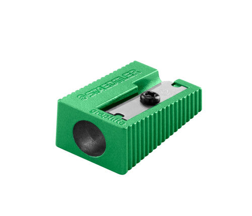 Staedtler Single Hole Metal Sharpeners 4 Assorted Metallic Colours Box of 20 510 10 PR2