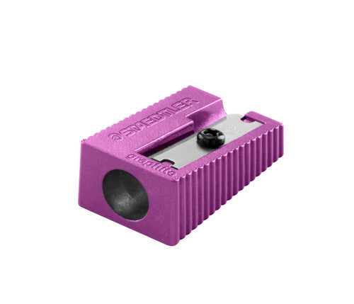 Staedtler Single Hole Metal Sharpener 4 Assorted Metallic Colours Display Box of 100 51010PR2CA