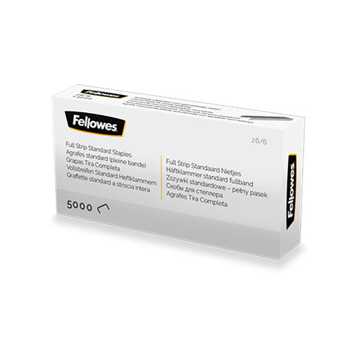 Fellowes 26/6 Staples Full-Strip Pack 5000