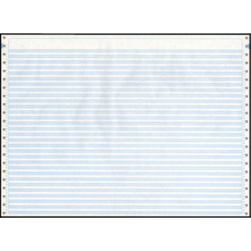 Rediform One Part Blue Half Shadow Computer Paper 279 x 381mm (11” x 15”) Box of 2000 Sheets
