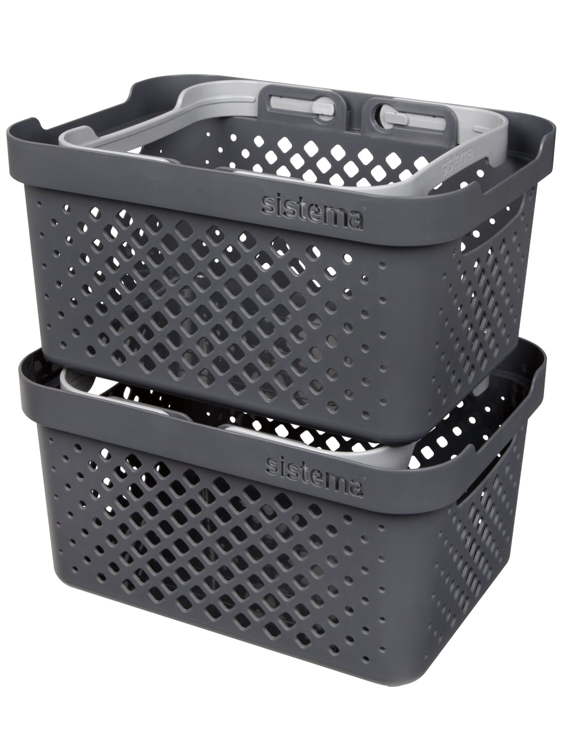 Sistema storage baskets stacked