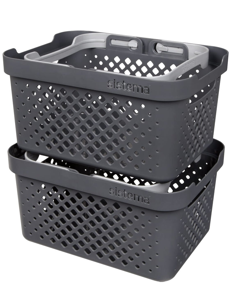 Sistema storage baskets stacked