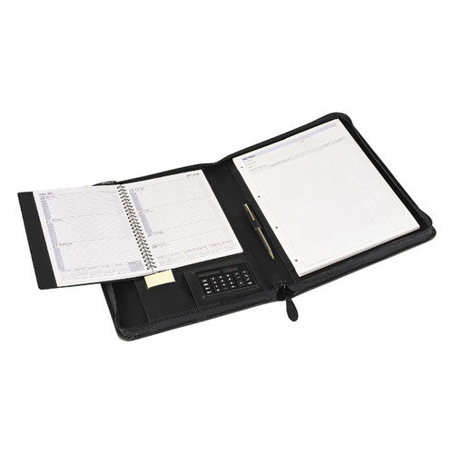 Collins Debden 5125.U99 Portfolio Plus Zippered Compendium with A5 Week to View Diary Black