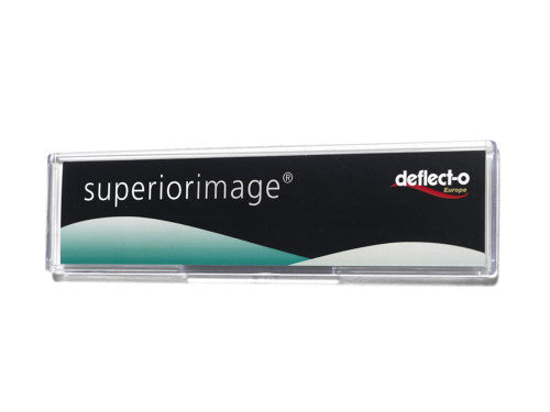 Deflecto Door Nameplate Holder with Velcro and Magnets