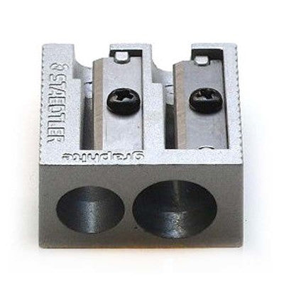 Staedtler Double Hole Metal Sharpener 10 Blistercards 510 20 BK1