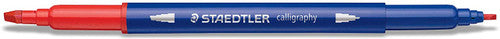 Staedtler 3005 TB24 Double-Ended Calligraphy Pens Wallet of 24 Assorted Colours