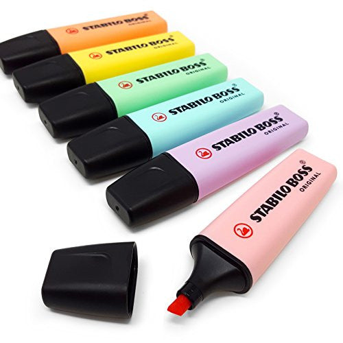 Stabilo Boss Original Pastel Highlighter Box of 10 Milky Yellow