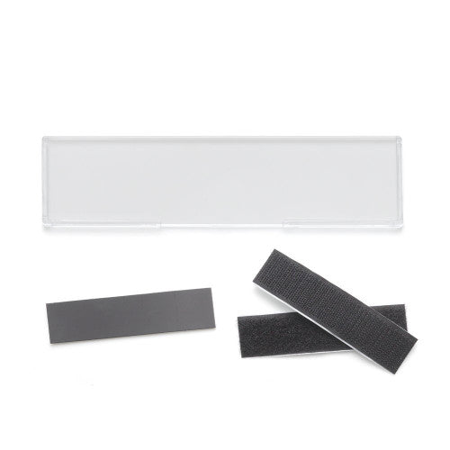 Deflecto Door Nameplate Holder with Velcro and Magnets