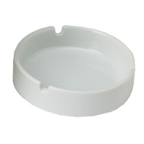 Compass Porcelain Ashtray White Pack of 12