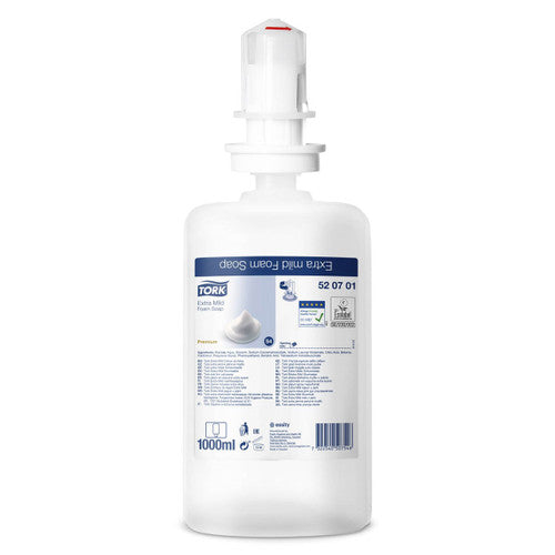 Tork Extra Mild Foam Soap S4 1000ml Carton of 6